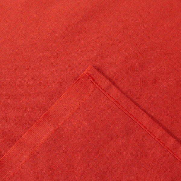 Простыня Этель 150х220 см, цвет красный, поплин, 125 г/м²