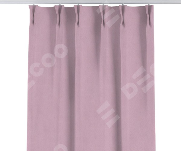 Комплект штор на тесьме «Кустик», pipa блэкаут розовый