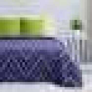 Постельное бельё Этель 2 сп «Зелёно-синие зигзаги» 175х215, 200х220, 70х70-2 шт