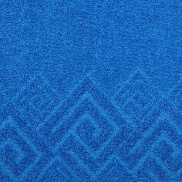 Полотенце махровое «Poseidon» 100х150, цвет голубой